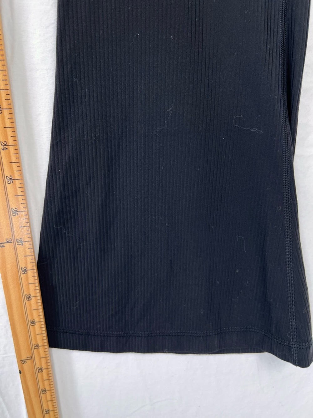 Lululemon Align Ribbed Mini-Flared Pant Black Sz 14 Yoga Travel Casual - Picture 13 of 13